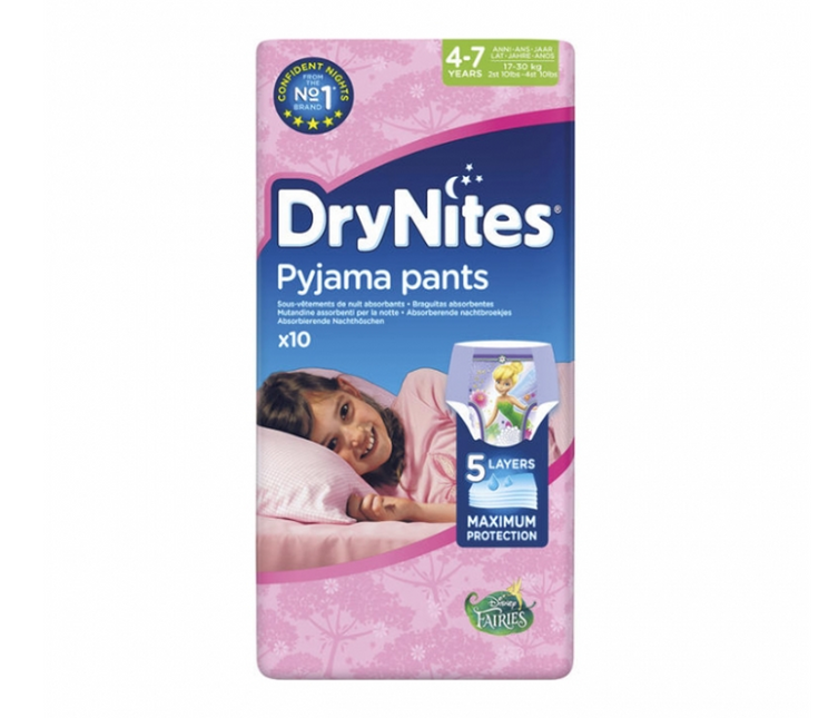 Huggies Pieluchy Drynites Girls M 17-30 Kg