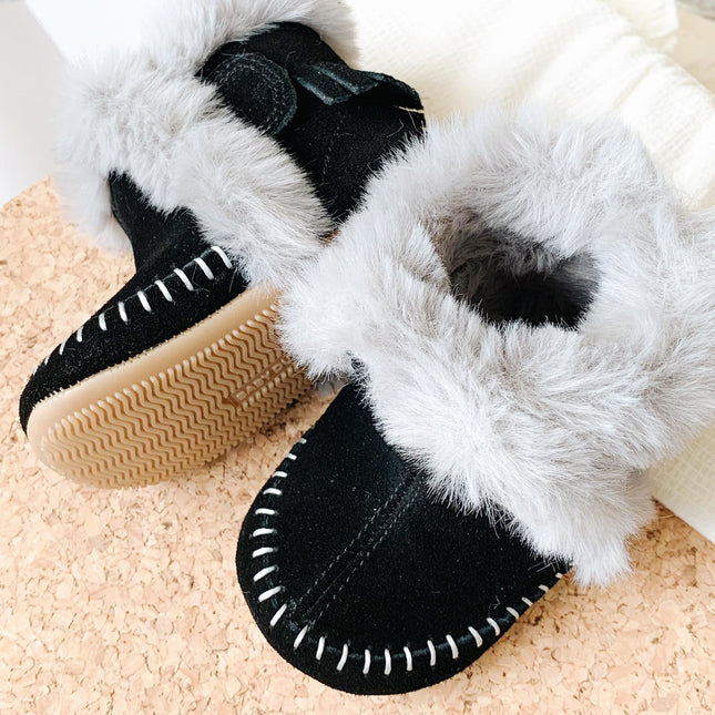 Baby Dutch Baby Shoes High Black/Grey