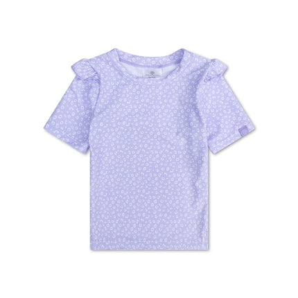 Swim Essentials Swimshirt Child Uv Lilac Leopard