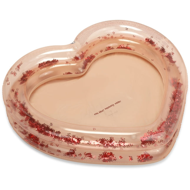 Konges Slojd Swimming Pool Heart Blush Transparent