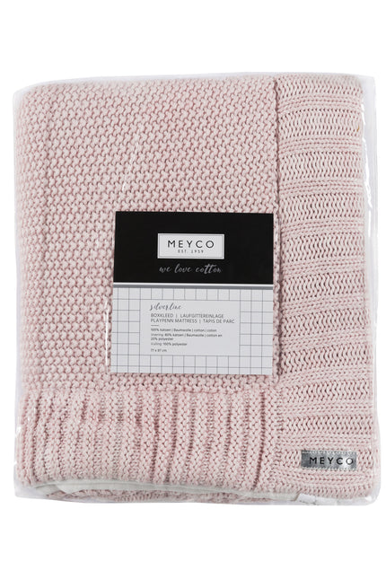 Meyco Boxcloth Relief Mixed Pink