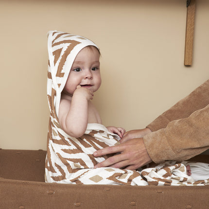 Nosidełko do kąpieli Meyco Baby Ikat Sand