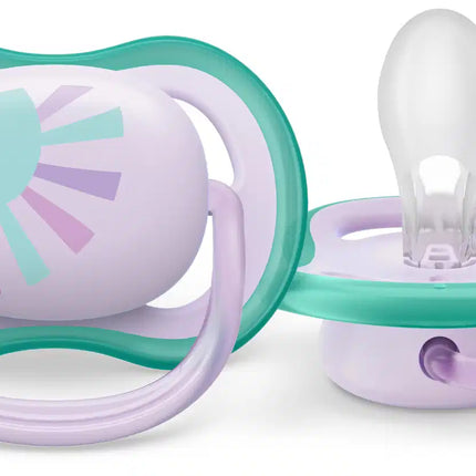 Smoczek Philips Avent +0 miesięcy Air Sun/ Rainbow Girl