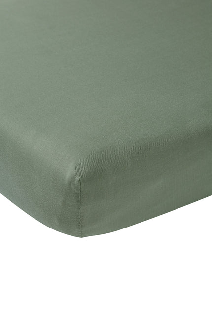 Meyco Prześcieradło Jersey 60X120 Forest Green