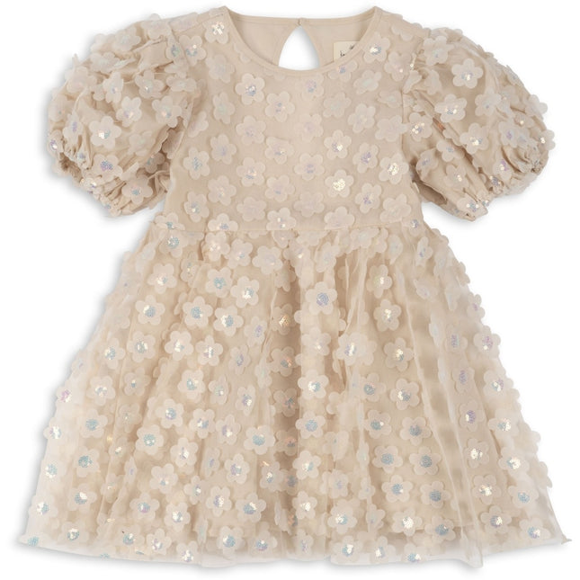 Konges Slojd Baby Dress Pearled Ivory