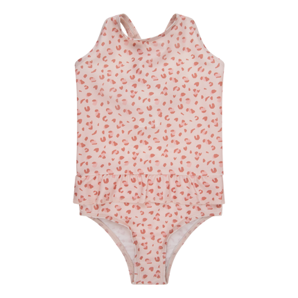 Strój kąpielowy Swim Essentials Dziecięcy strój kąpielowy Panther Print Old Pink