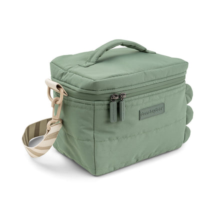 Done by Deer Cooler Bag Croco Green Square