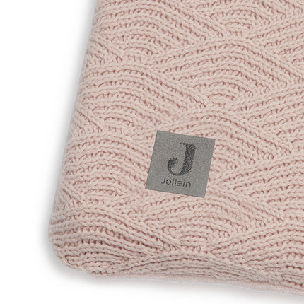 Jollein pokrowiec na przewijak River Knit Pale Pink 75x85cm