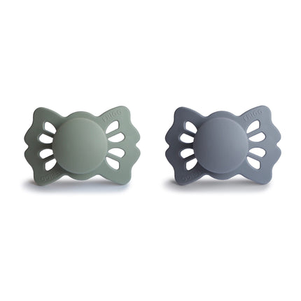 Frigg Smoczek Rozmiar 1 Lucky Sage/Great Gray Silicone 2-Pack