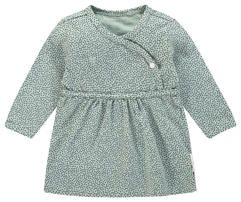 Noppies Baby Dress Mattie Grey Mint