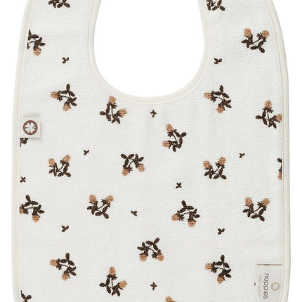 Noppies Bib Terry Blooming Clover Coated Jet Stream