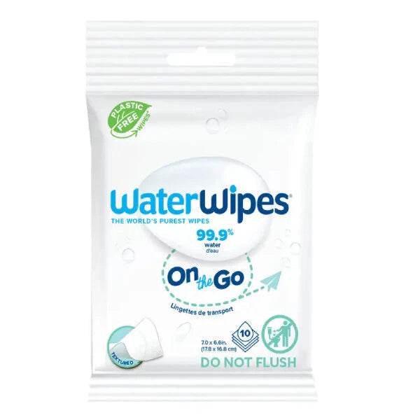 WaterWipes Chusteczki dla niemowląt On To Go 10 St