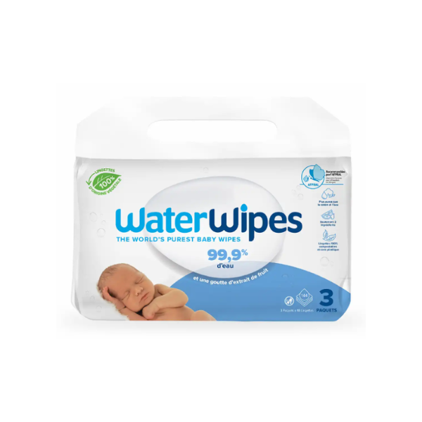 WaterWipes Chusteczki dla niemowląt 144 St 3X 48 St