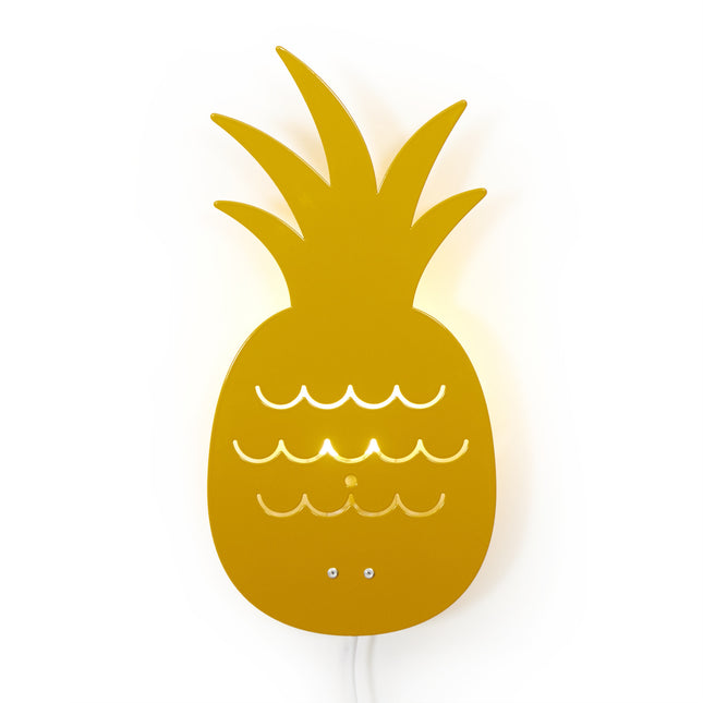 Lampa ścienna do pokoju dziecięcego Ananas