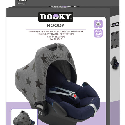 Dooky Maxi Cosi Bluza przeciwsłoneczna Stars Grey