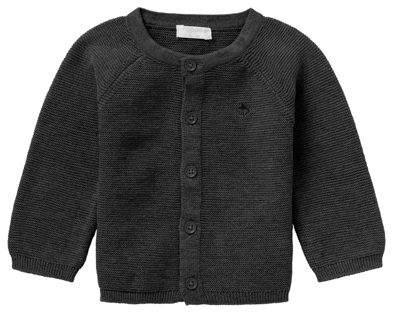 Noppies Baby Cardigan Naga ciemnoszary melanż