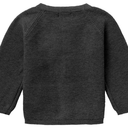 Noppies Baby Cardigan Naga ciemnoszary melanż