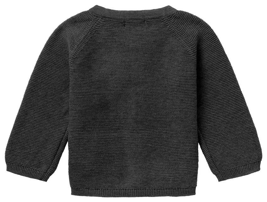 Noppies Baby Cardigan Naga ciemnoszary melanż