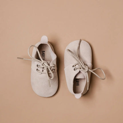 Buty dziecięce Baby Dutch Nova Ecru Suede