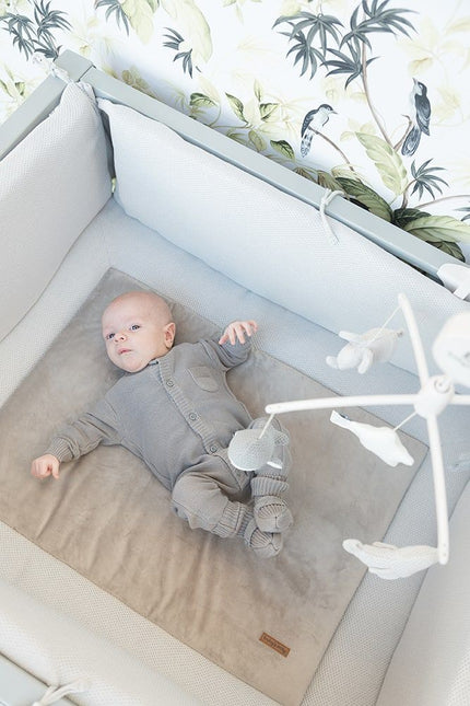 Baby's Only Boxcloth Classic Silver/Grey 80x100cm