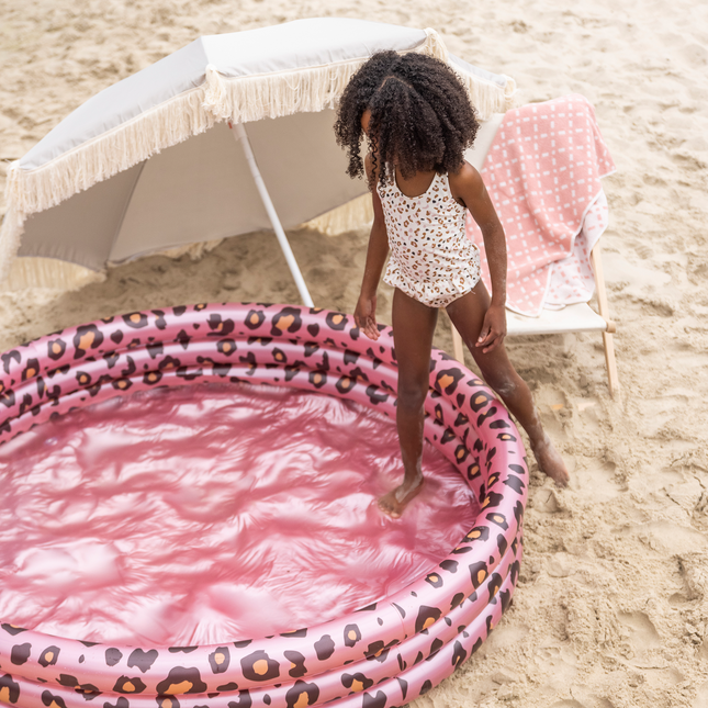 Swim Essentials Swimming Pool Child Tiger Print Pink 1.5M