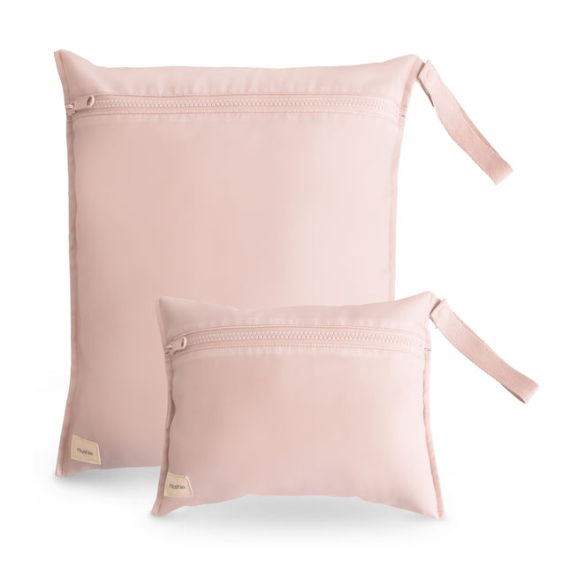 Mushie Storage Bag Waterproof Blush 2St