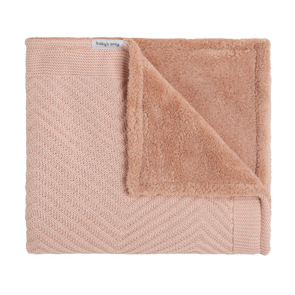 Baby's Only Kocyk do kołyski Teddy Grace Blush