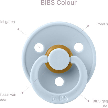 BIBS Smoczek Rozmiar 1 Brzoskwinia