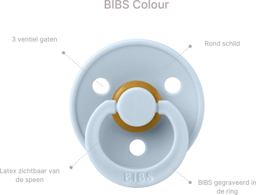 BIBS Smoczek Rozmiar 1 Brzoskwinia