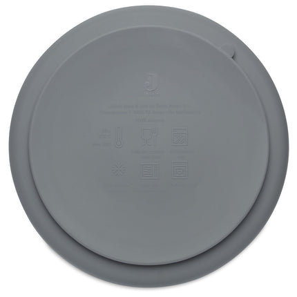 Jollein Baby Plate Silicone Storm Grey