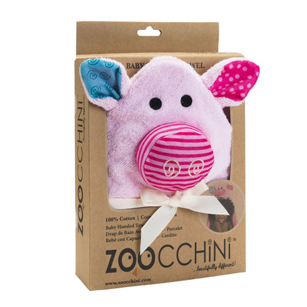 Zoocchini Szlafrok dziecięcy Pinky The Piglet Bawełna