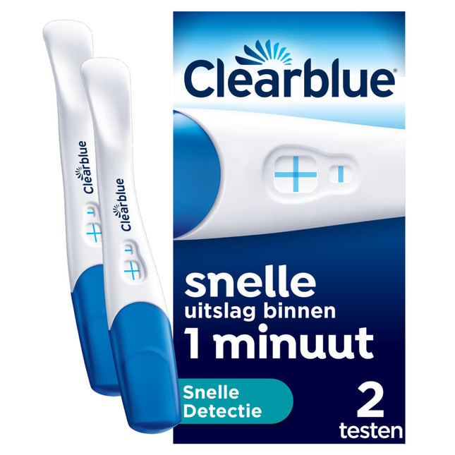 Clearblue Test ciążowy do szybkiego wykrywania ciąży 2 szt.