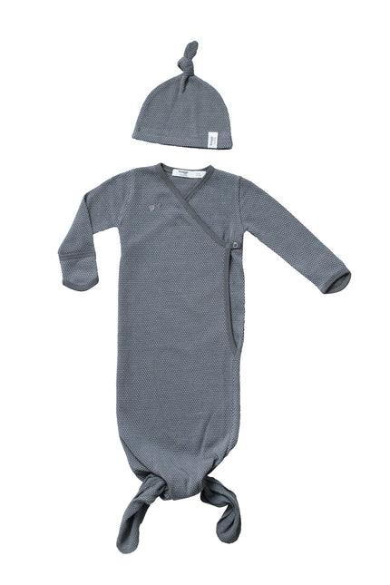 Śpiworek do spania Snoozebaby Baby Cocon Incl Hat Storm Grey 60cm