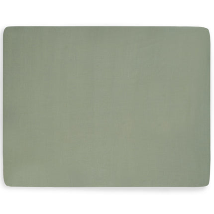 Jollein Prześcieradło Jersey Box Materac Ash Green 75x95cm 2szt