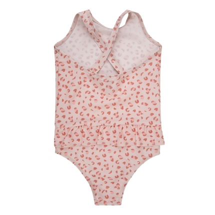 Strój kąpielowy Swim Essentials Dziecięcy strój kąpielowy Panther Print Old Pink