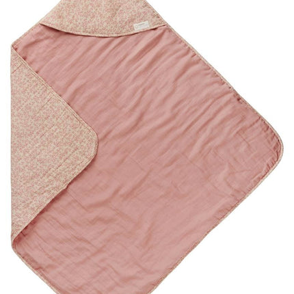 Noppies Wrap Blanket Baby Botanical Muslin Misty Rose