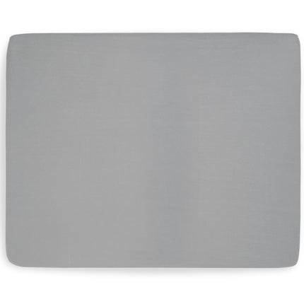 Jollein Prześcieradło Jersey Box Materac Storm Grey 75x95cm 2szt.