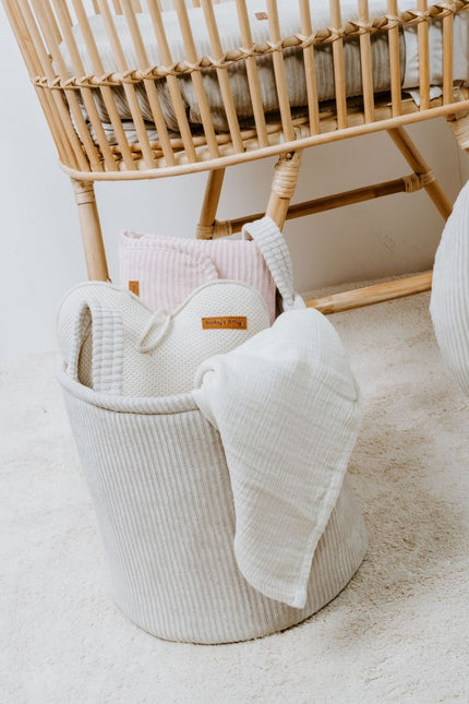 Baby's Only Storage Basket Sense Pebble Grey 38 cm