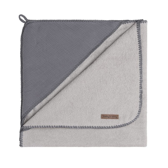 Okrycie kąpielowe Baby's Only Baby Breeze Anthracite 75x85