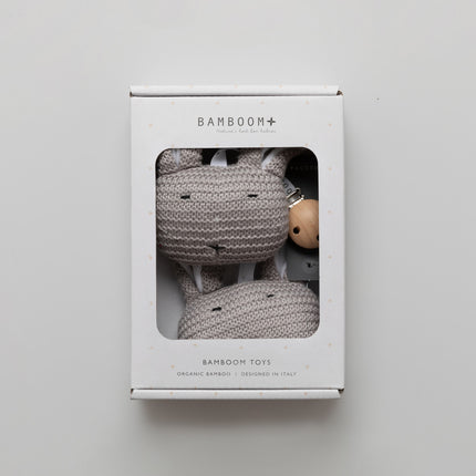 Bamboom Cuddle With Clip Warm Grey