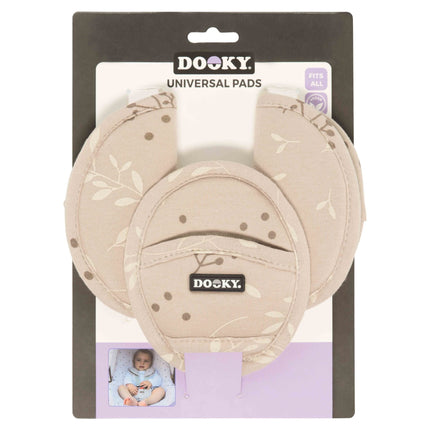 Dooky Belt Protector Universal Pads Leaves Beige