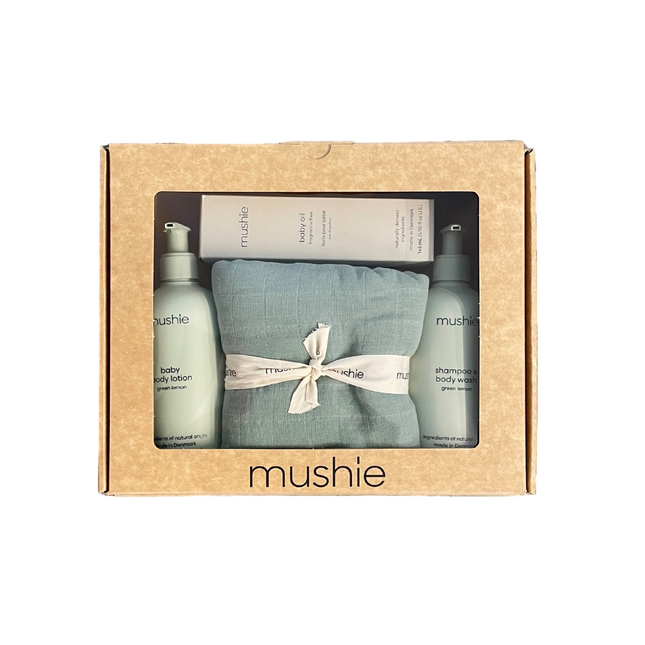 Mushie Giftbox Skin Care Green Lemon 4 szt.