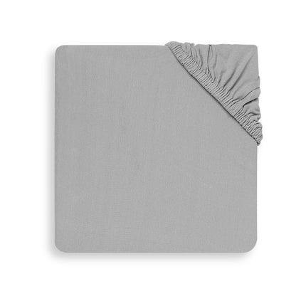 Jollein Prześcieradło Jersey Soft Grey 60x120cm