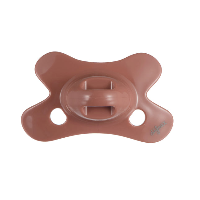 Difrax Smoczek 0-6 Dental Uni Brick Brown