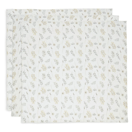 Jollein Hydrophilic Cloth Small Wild Flowers 70x70cm 3szt