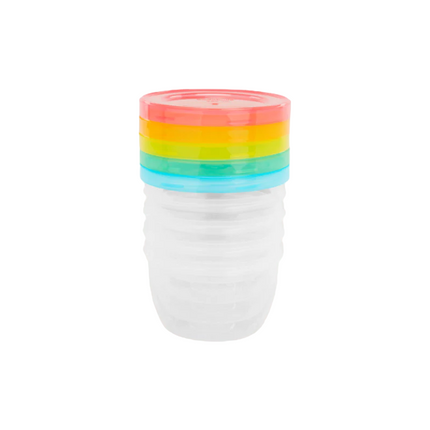 Badabulle Pojemniki do przechowywania Badabowl Fun Colors 250ml 5szt