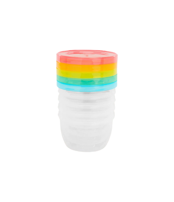 Badabulle Pojemniki do przechowywania Badabowl Fun Colors 250ml 5szt