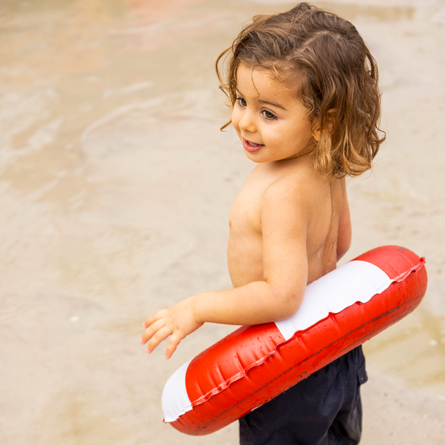 Opaska do pływania dla dzieci Swim Essentials Lifeguard czerwono-biała 55 cm