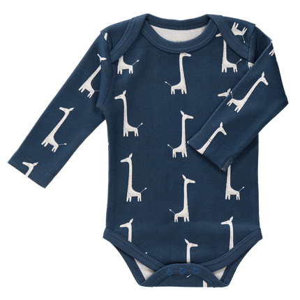 Fresk Romper z długim rękawem Giraffe Indigo Blue