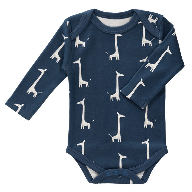 Fresk Romper z długim rękawem Giraffe Indigo Blue